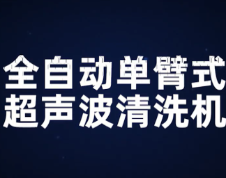 全自动单臂式超声波清洗机